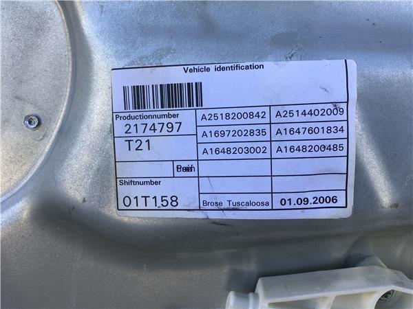 Elevalunas delantero derecho mercedes - A1648203002