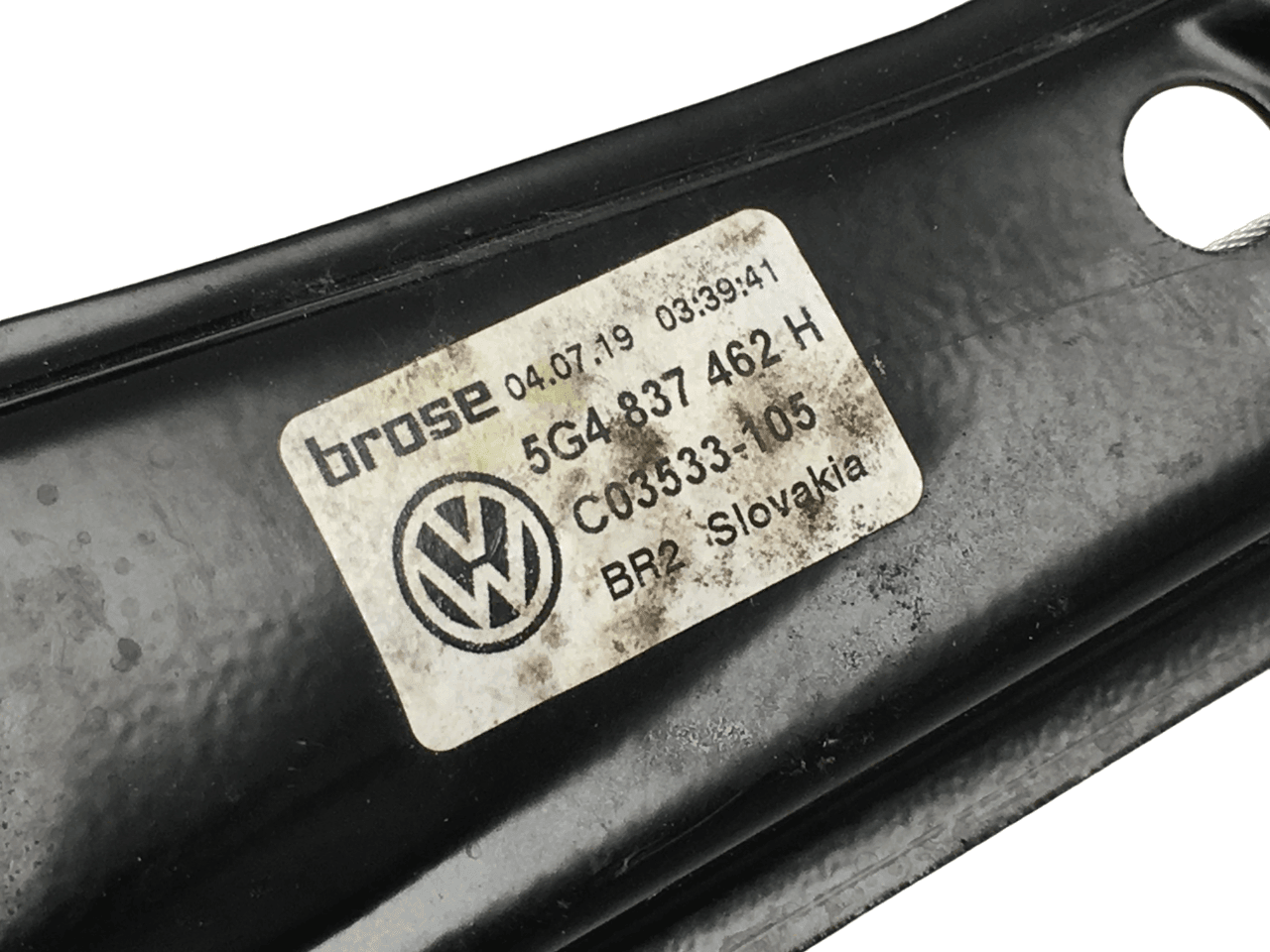Elevalunas delantero derecho VW Golf VII - 5G4837462H