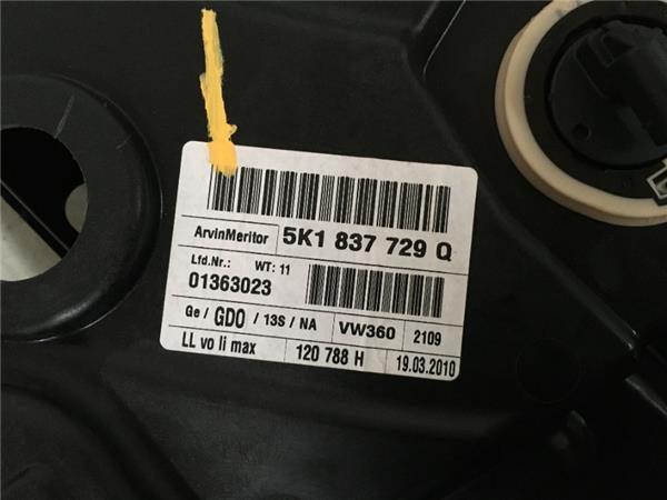 Elevalunas delantero Izq VW Golf VI - 5K1837729Q