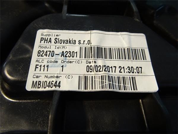 Elevalunas delantero izquierdo kia ceed - 82470a2301