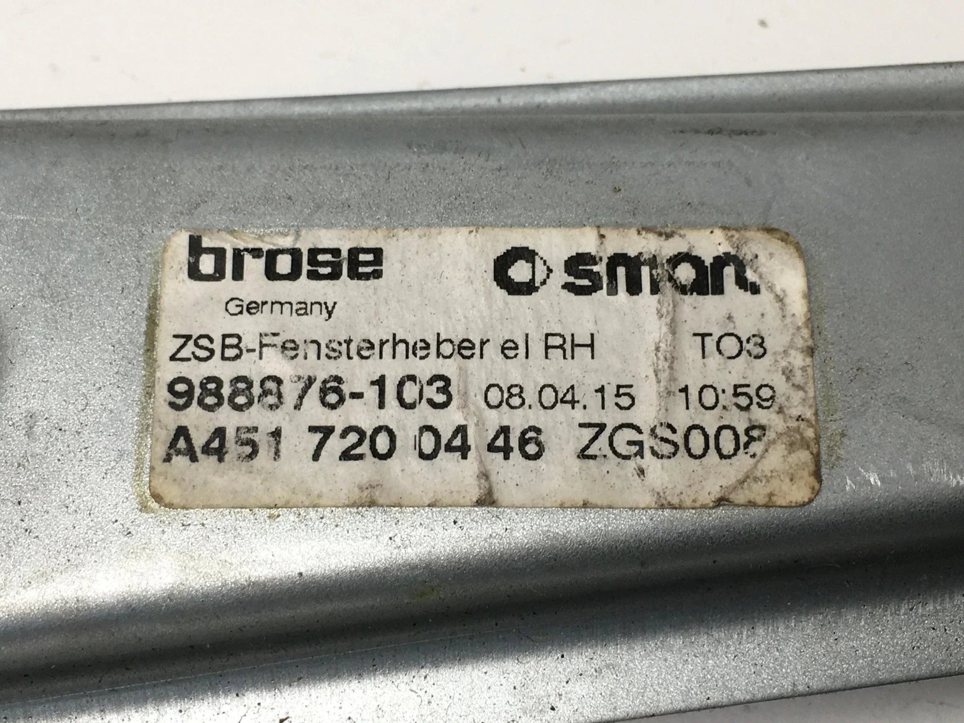 Elevalunas derecho Smart Fortwo W451