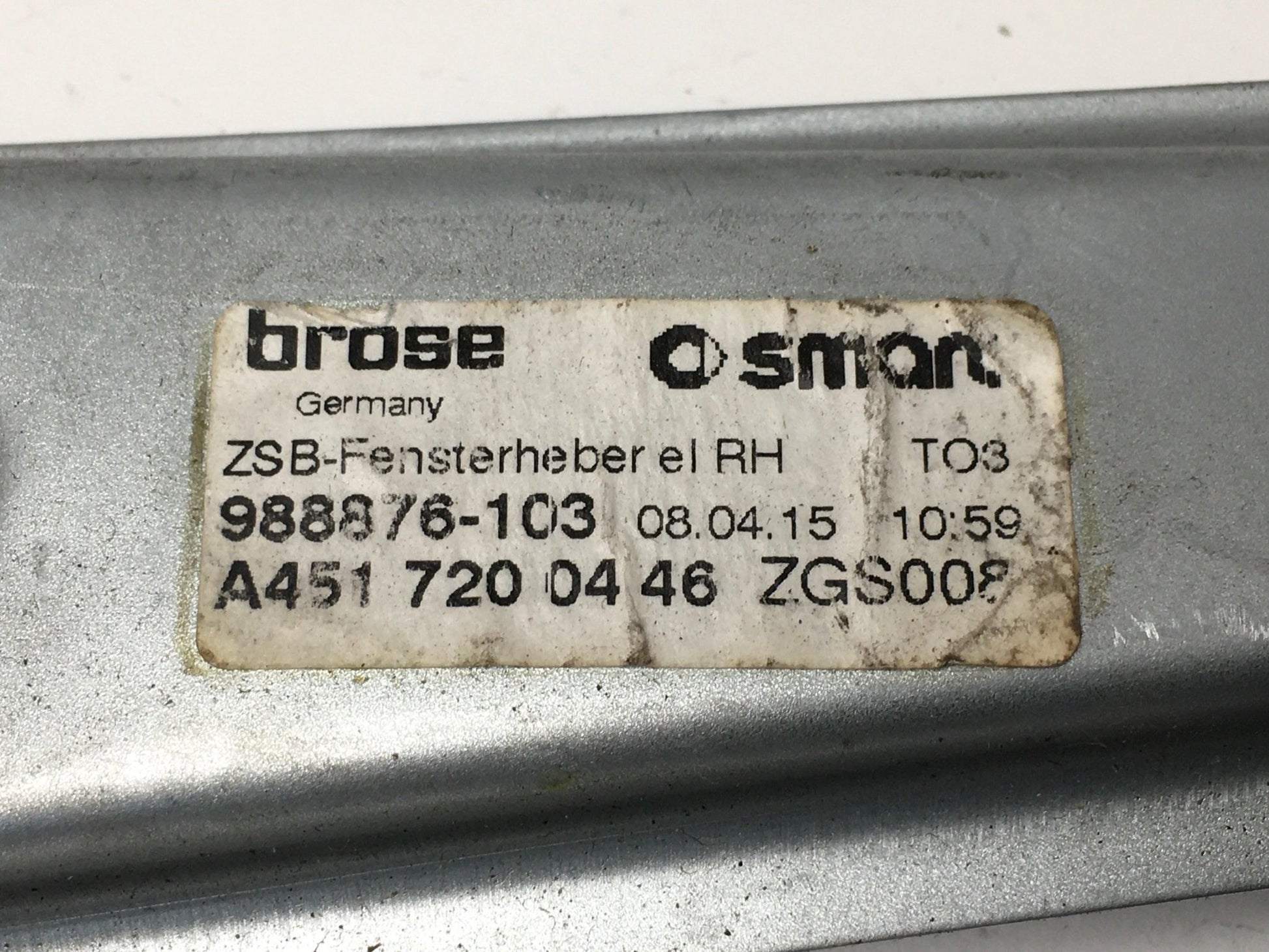 Elevalunas derecho Smart Fortwo W451 - A4517200446