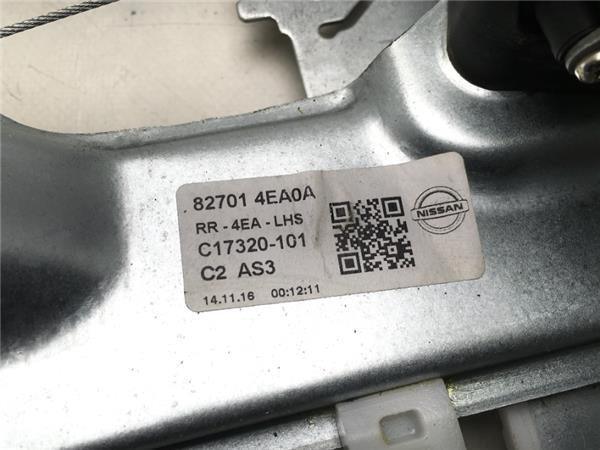 Elevalunas trasero izq Nissan Qashqai J1 - 827014EA0A