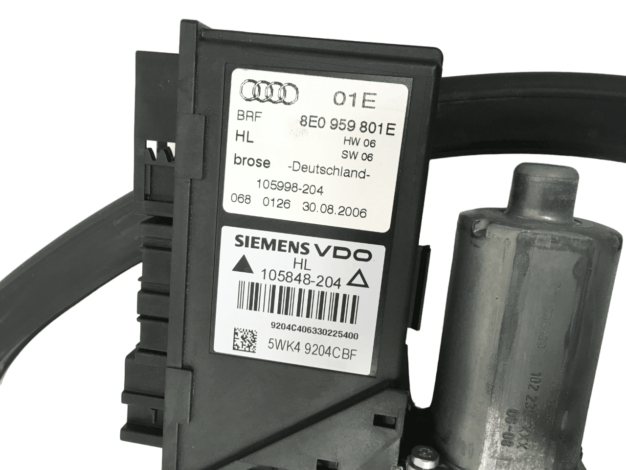 Elevalunas trasero izquierdo Audi A4 - 8E0839461C