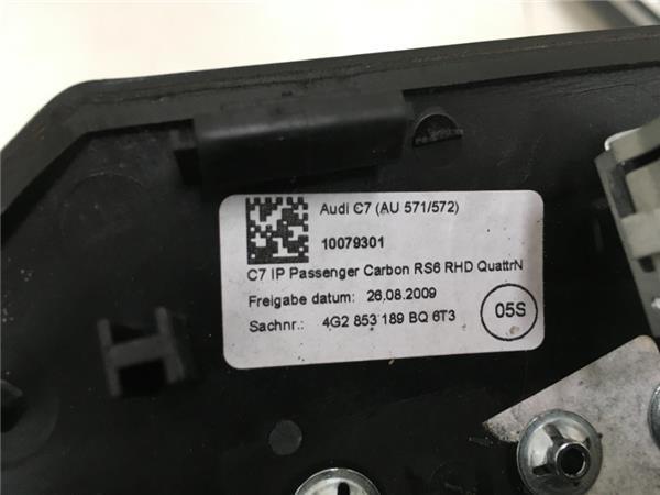 Embellecedor Salpicadero Carbon Audi RS6 - 4g2853189bq