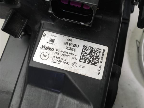 Faro derecho Led seat Leon IV 5fb941008f