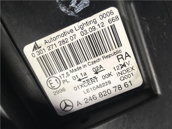 Faro derecho Mercedes W246 Bi-Xenon Led - a2468207861