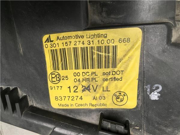 Faro derecho Xenon Bmw M3 Serie 3 E46 - 8377274