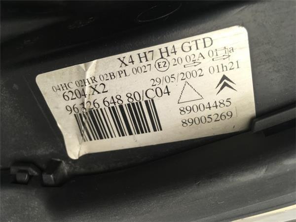 Faro izquierdo citroen c5 - 04hc02hr02b