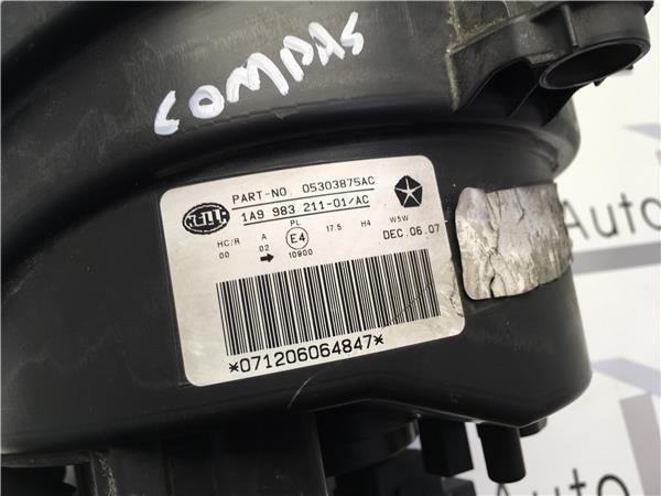 Faro izquierdo Jeep Compass - 05303875ac