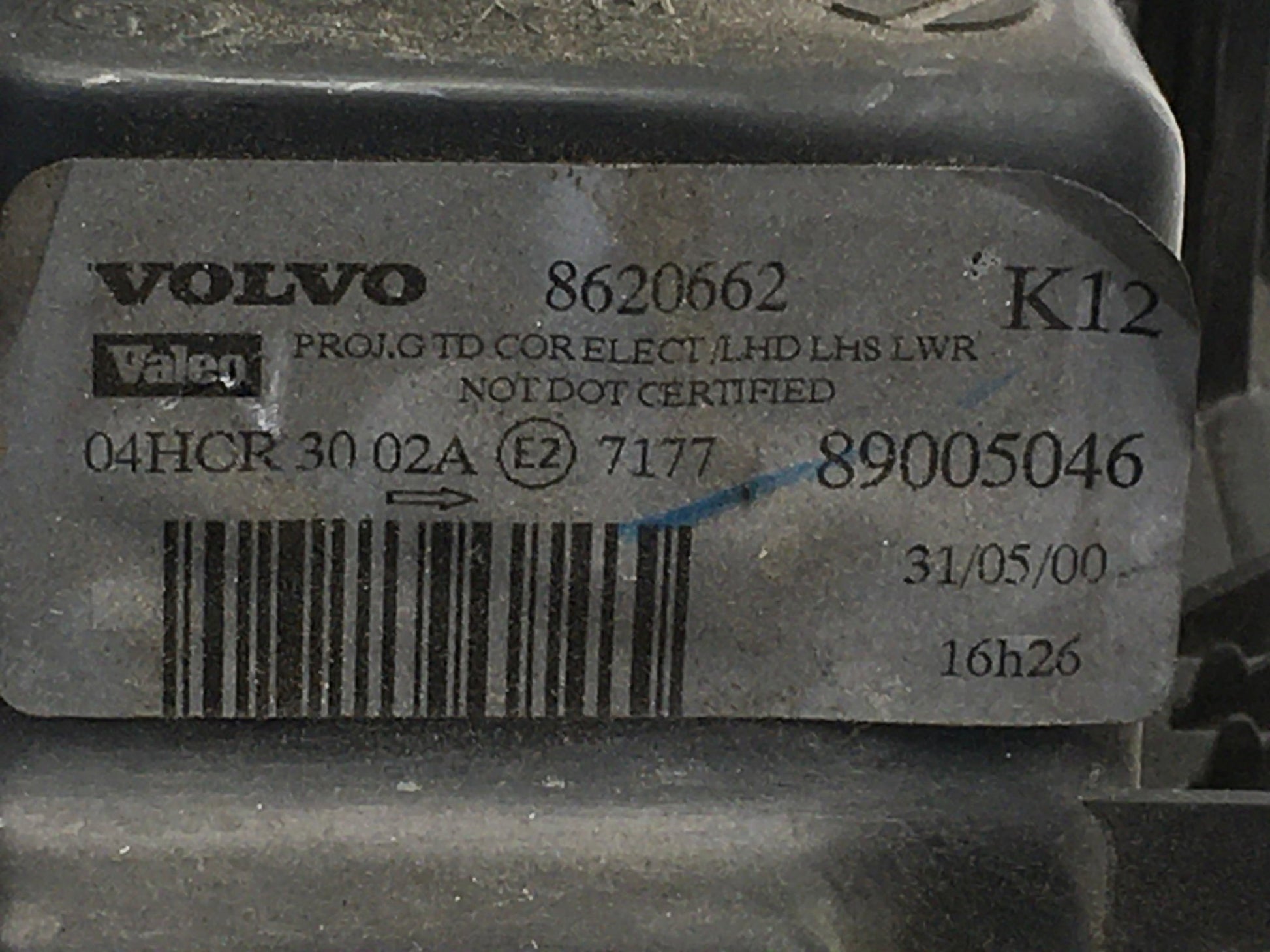 Faro izquierdo Volvo S80 I - 8620662
