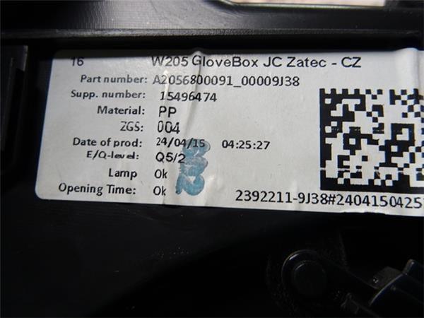 Guantera mercedes clase c w205 - a2056800091