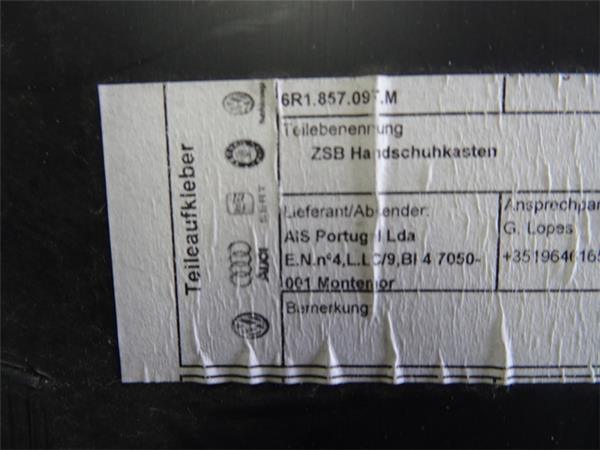 Guantera volkswagen polo 6r - 6r1857097m