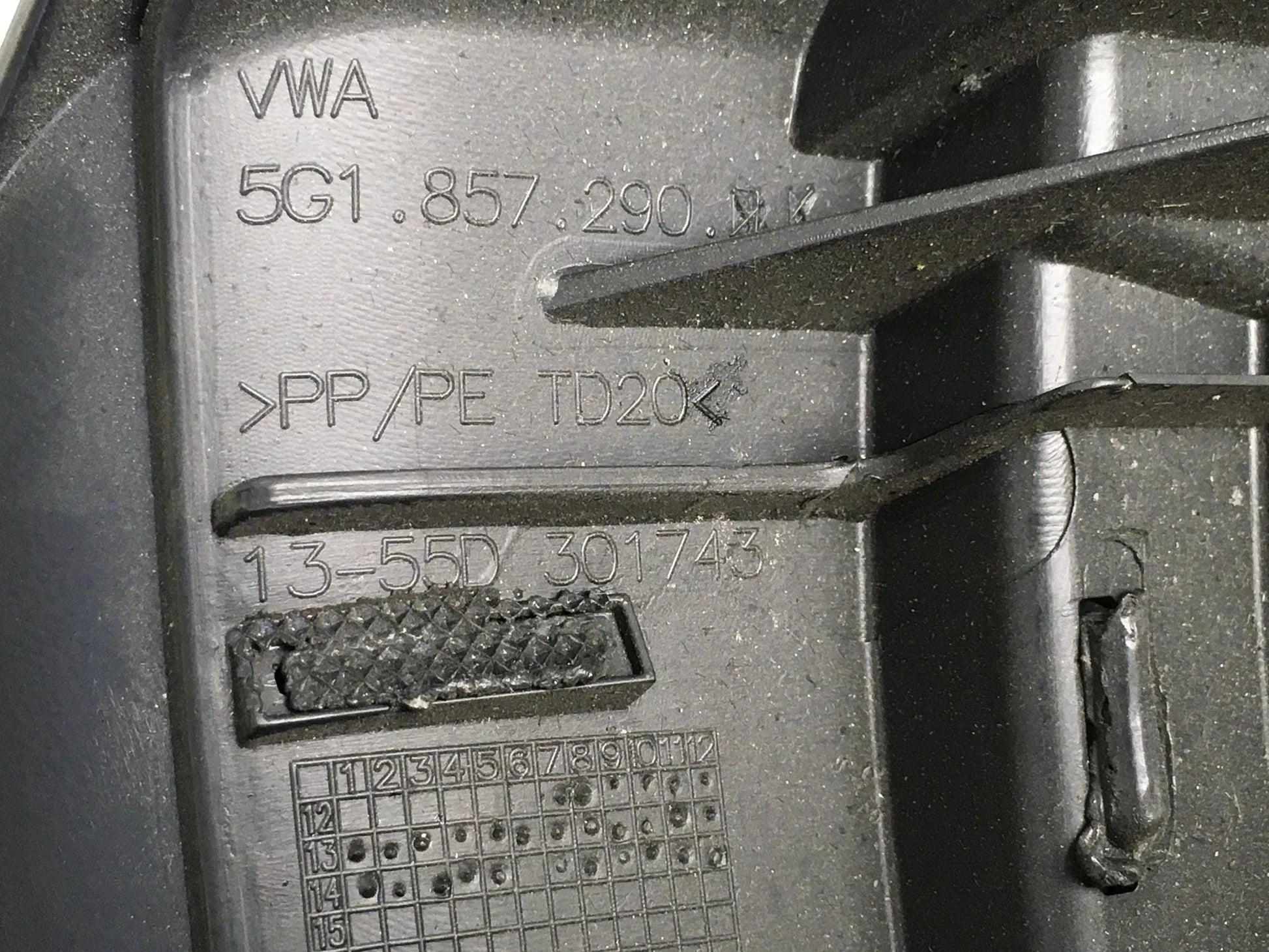 Guantera VW Golf VII