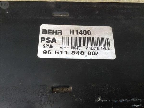 Intercooler peugeot 207 1.6 hdi - 96511848807