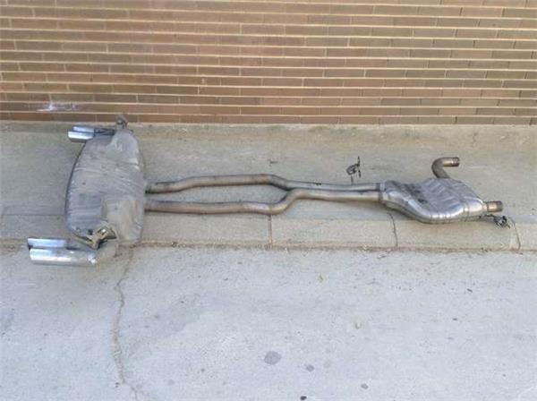 Linea de escape volkswagen touareg v10 - 