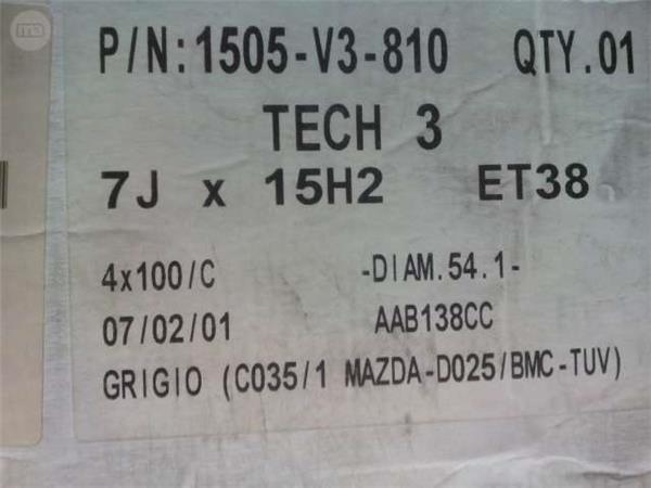 LLANTA MADZA DEMIO/323 15X7 ET38 54.1 - 1505v3810