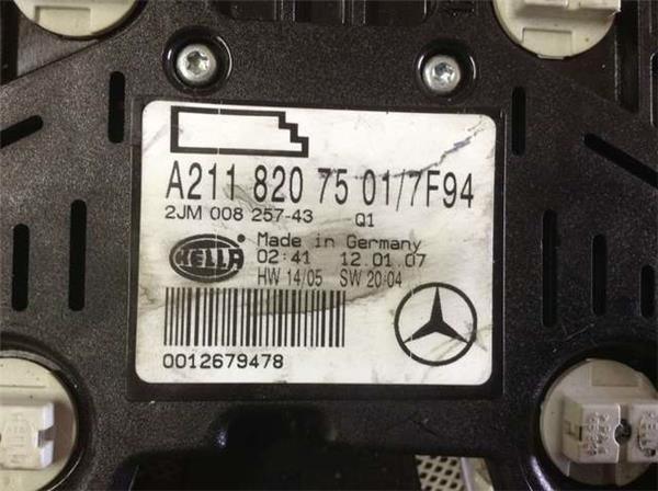 Luz interior mercedes w211 a2118207501 - a2118207501