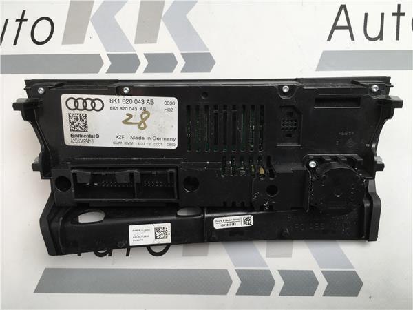 Mando clima Audi 8K1820043AB - 8K1820043AB