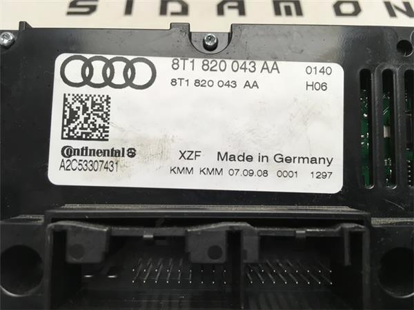 Mando clima audi 8t1820043aa - 8t1820043aa