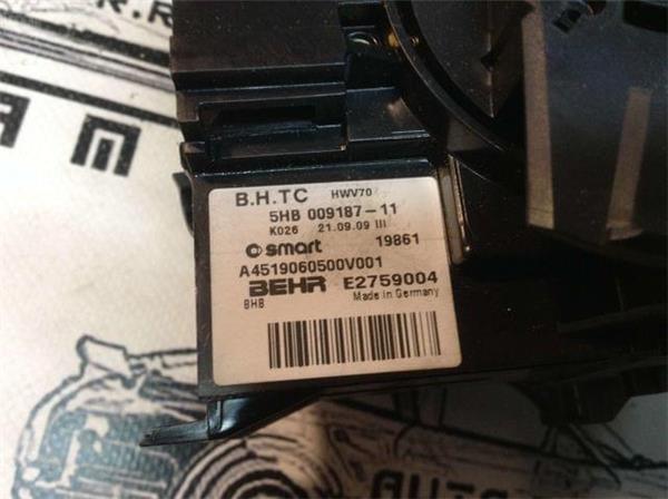 Mando clima smart fortwo w451 - a4519060500v001