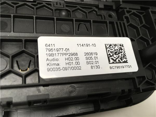 Mando climatizador BMW - 641111419110