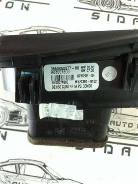 Mando climatizador dr citroen c4 picasso - 9650868877