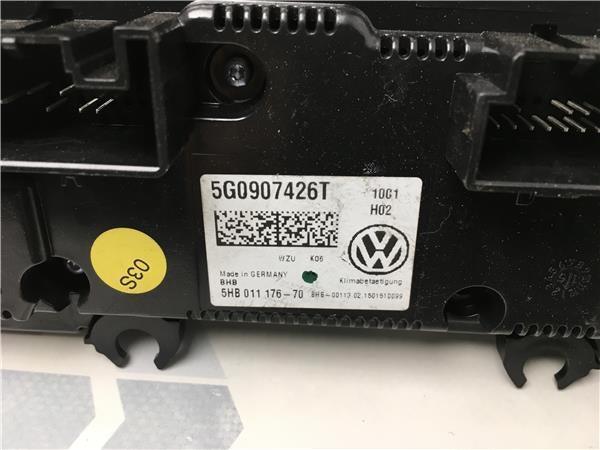 Mando climatizador VW Golf VII - 5g0907426t