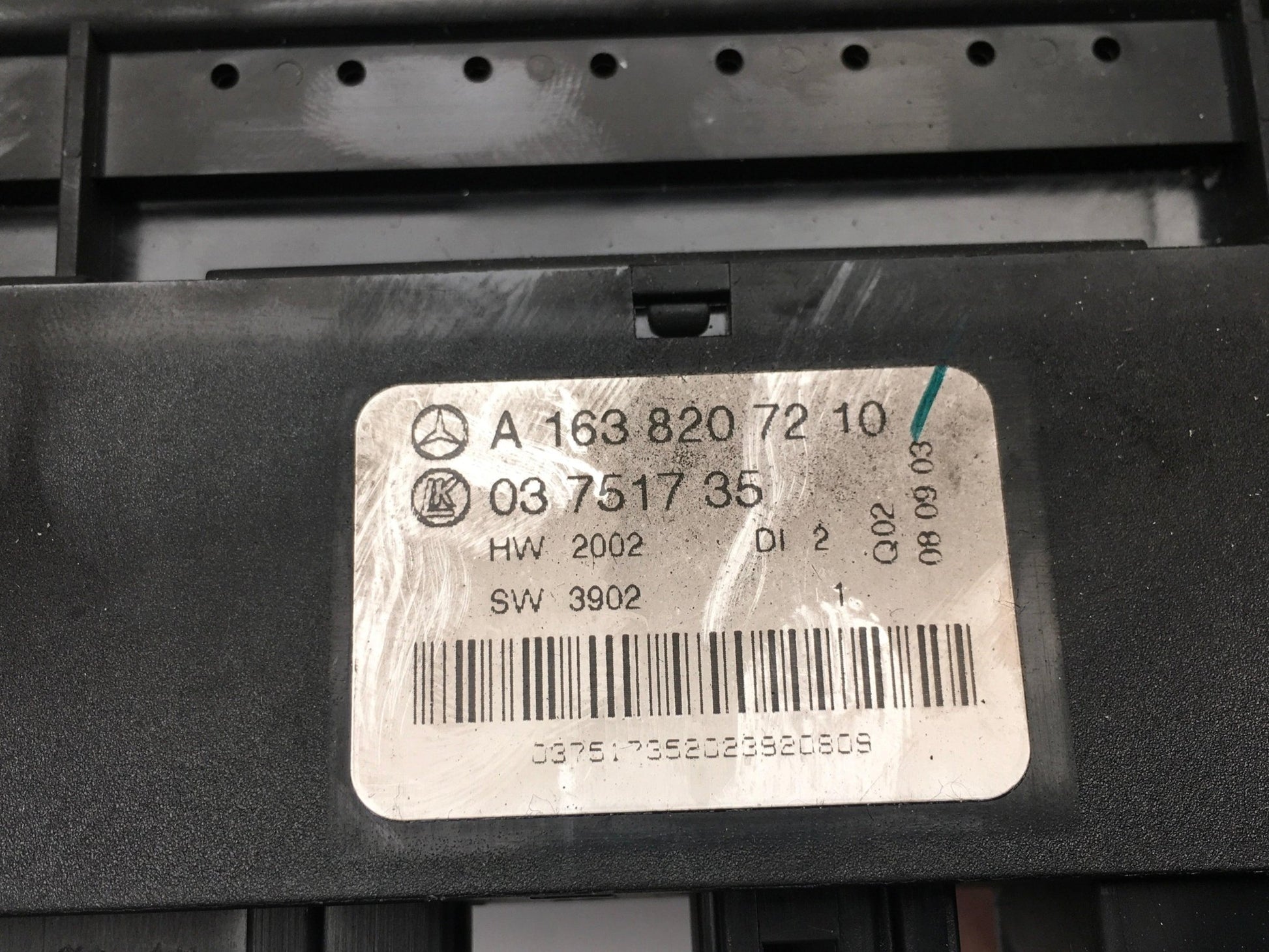 Mando elevalunas Mercedes ML W163 - A1638207210