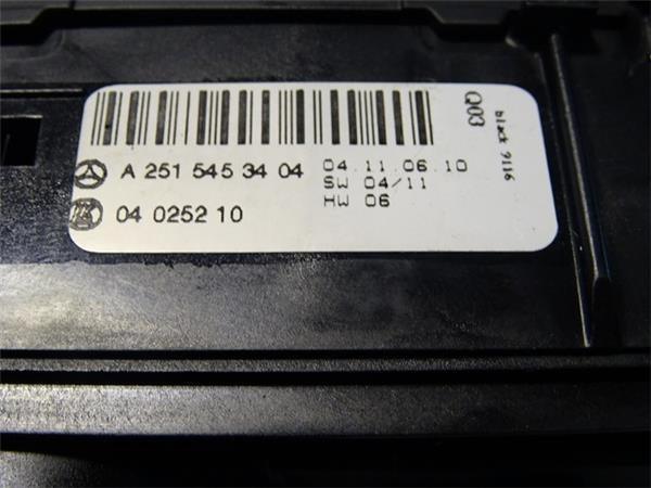 Mando luces mercedes clase r - a2515453404