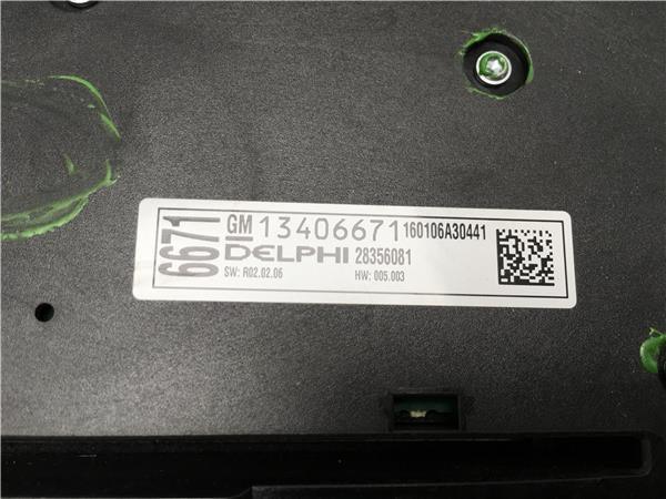 Mando radio Opel Astra J - 13406671