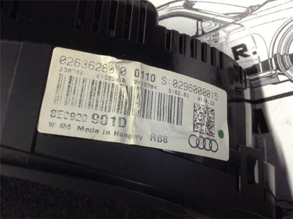 Marcador audi a4 b7 8e0920901d - 8e0920901d