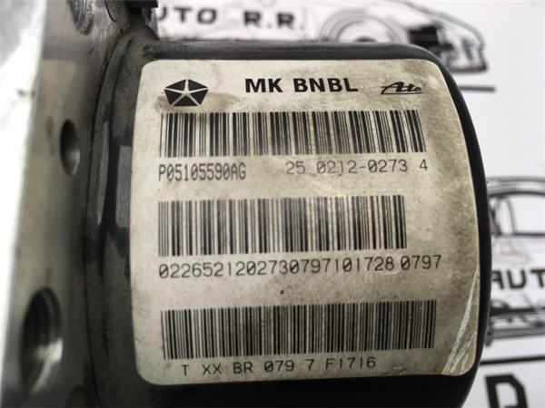 Modulo abs jeep dodge p05105590ag - p05105590ag