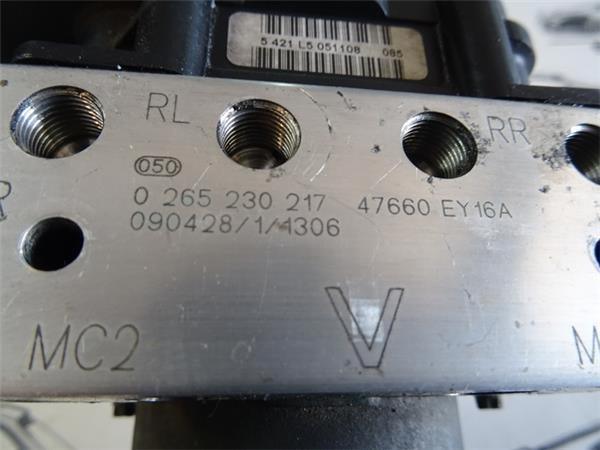 Modulo abs nissan qashqai j10 - 0265230217