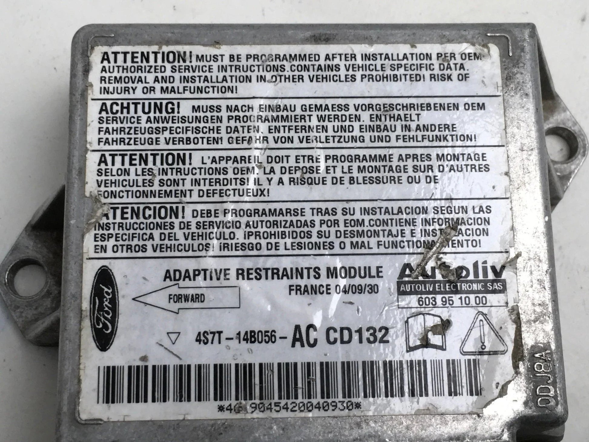 Modulo Airbag Ford Mondeo III