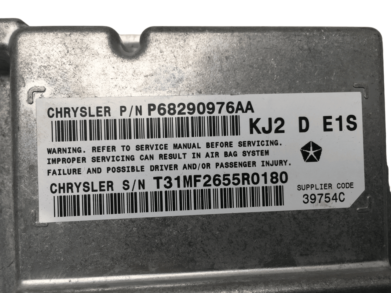 Modulo Airbag Jeep Cherokee KJ - P68290976AA