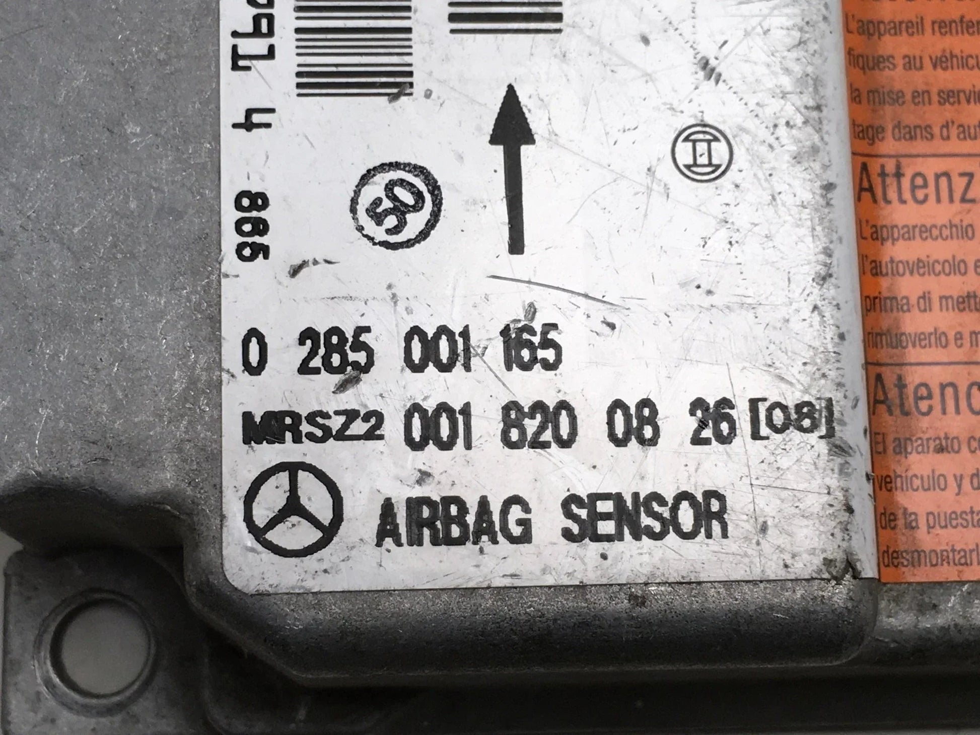 Modulo Airbag Mercedes 0018200826