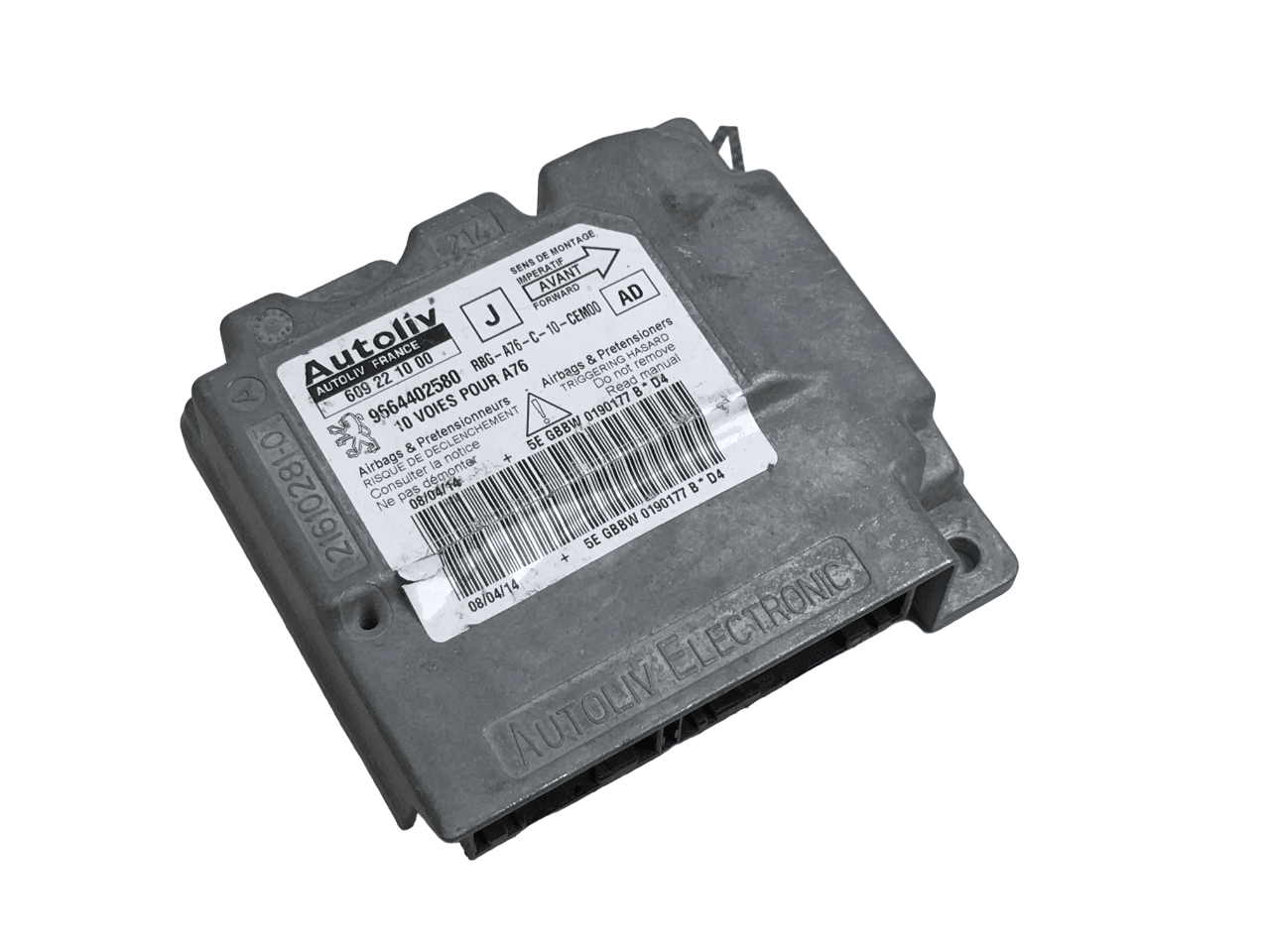 Modulo Airbag Peugeot 9664402580 - 609221000