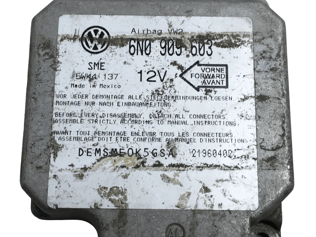 Modulo Airbag VW 6N0909603