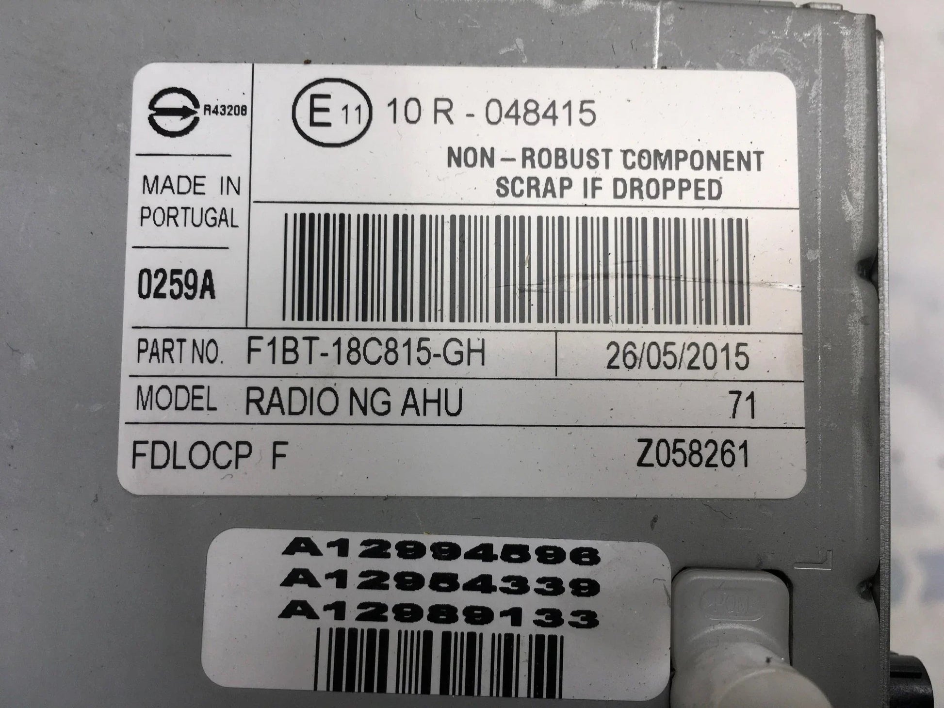 Modulo Audio Ford F1bt-18c815-gh
