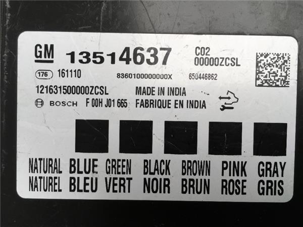 MODULO BCM Opel 13514637 - 13514637