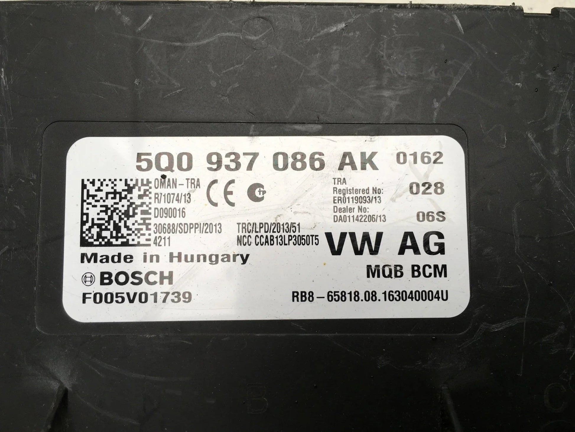 Modulo BCM Volkswagen 5q0937086ak