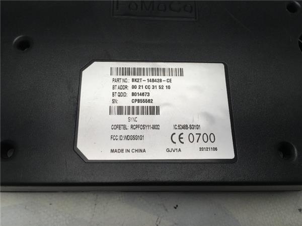Modulo Bluetooth Ford bk2t-14b428-ce