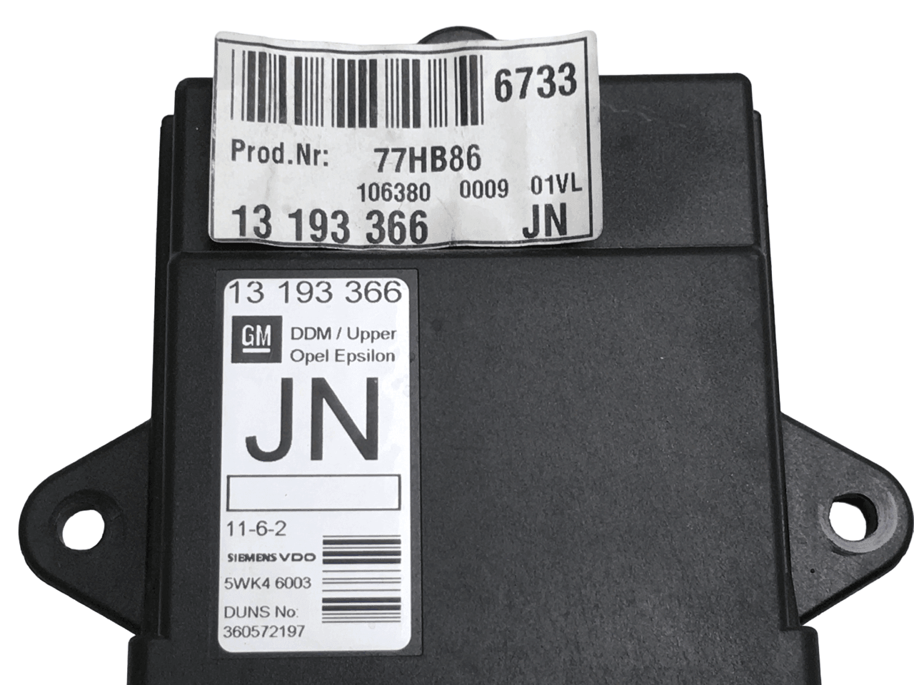 Modulo cierre Opel 13193366 - 13193366
