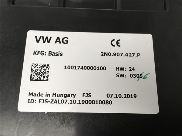Modulo confort VW 2n0907427p - 2n0907427p