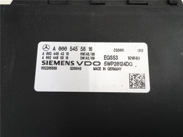 Modulo control cambio Mercedes a00054558