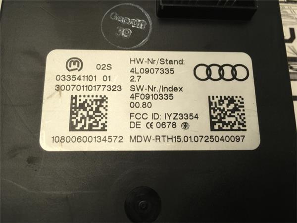 Modulo key less audi q7 4l 4l0907335 - 4l0907335