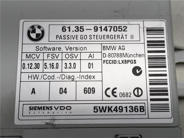 Modulo Keyless Bmw 9147052 - 9147052