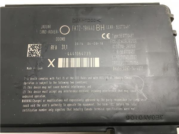 Modulo Keyless Land Rover fk7219h440bh - AutoRR fk7219h440bh