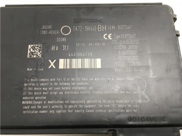Modulo Keyless Land Rover fk7219h440bh